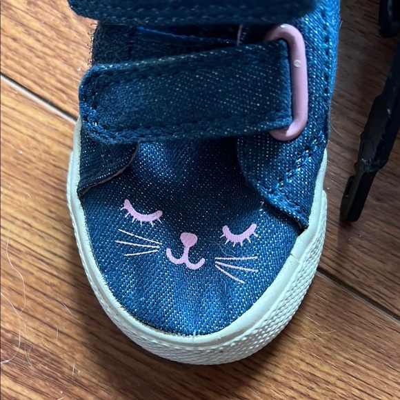 Kids Denim High-Top Sneakers - Picture 2 of 3